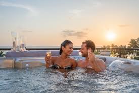 Jacuzzi sunset
